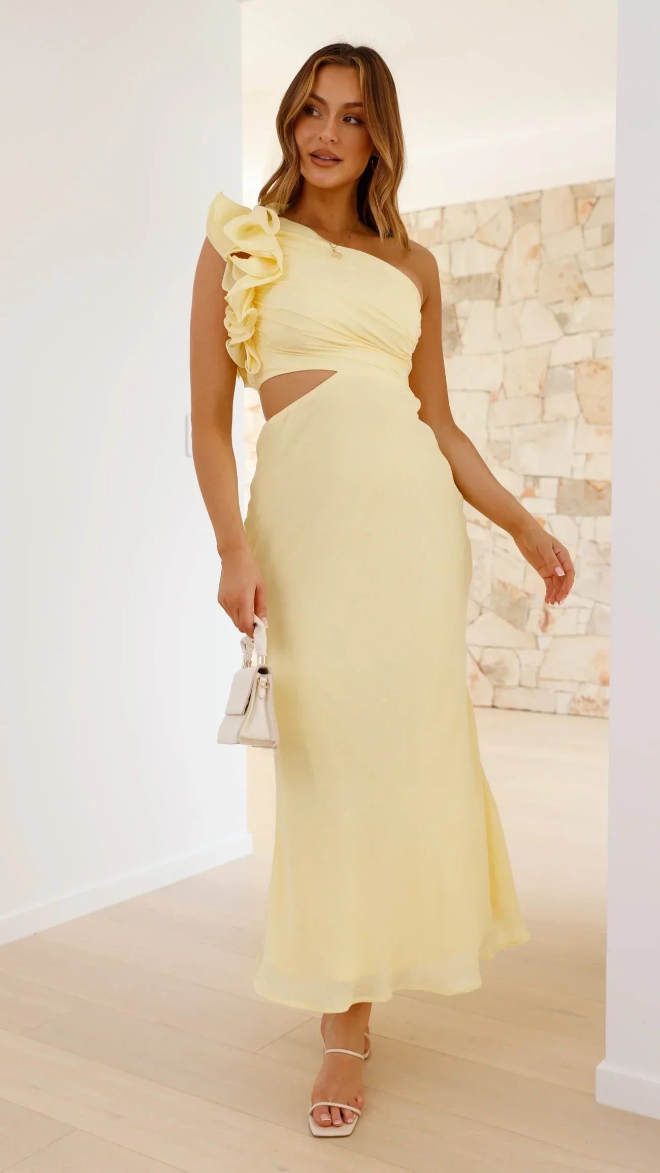 Blaire | Robe maxi échancrée et sans bretelles
