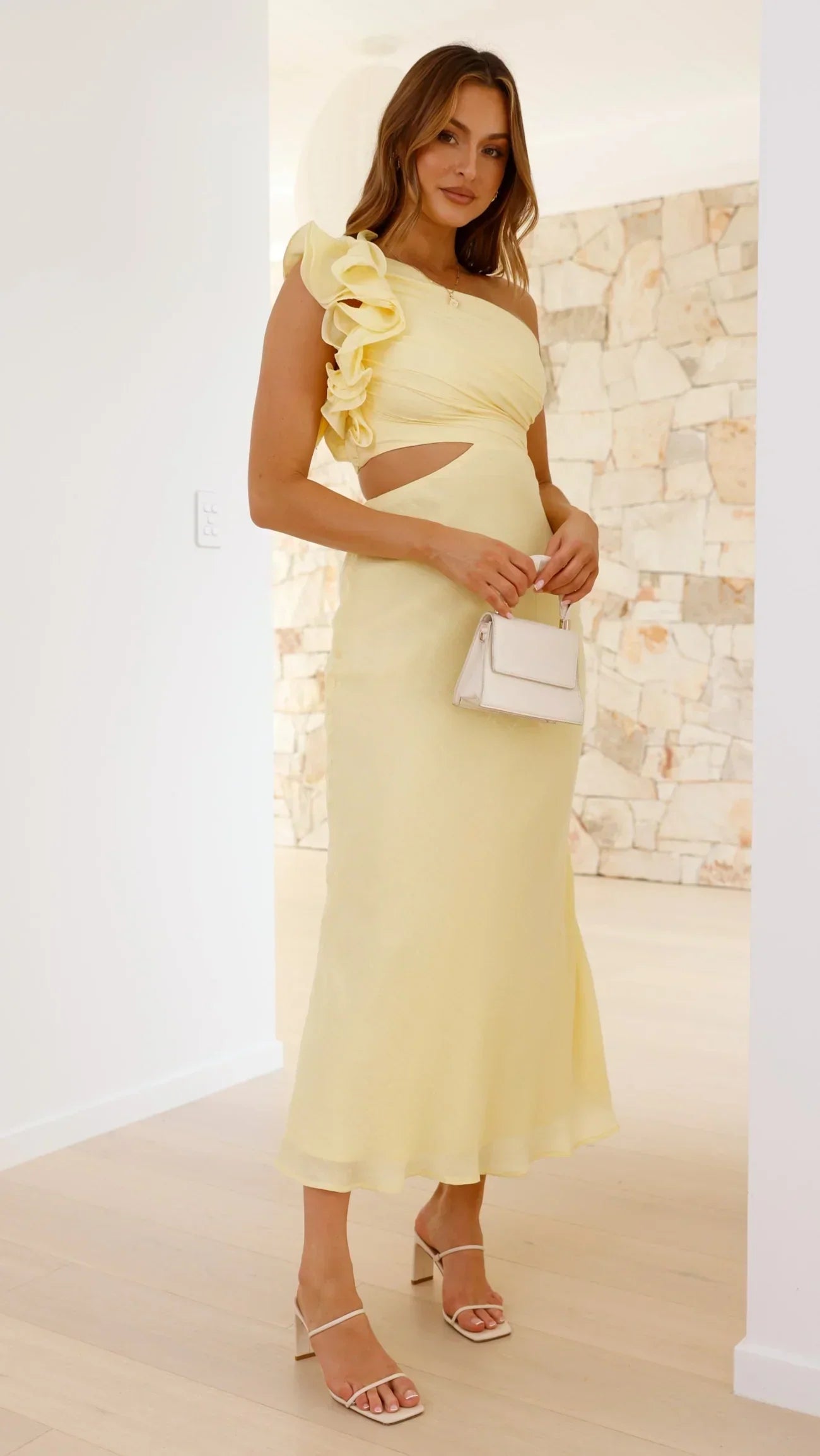 Blaire | Robe maxi échancrée et sans bretelles