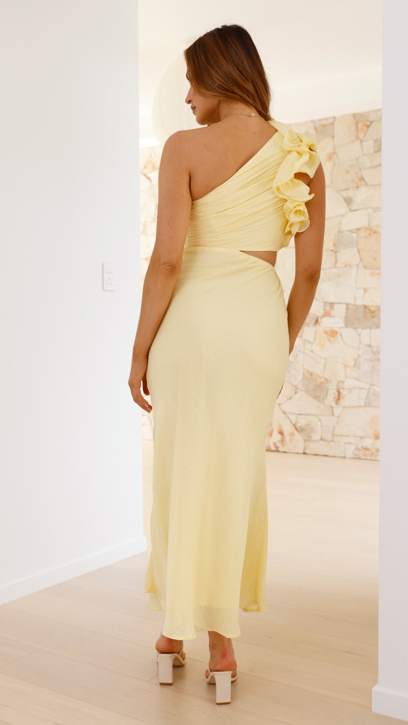 Blaire | Robe maxi échancrée et sans bretelles